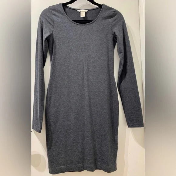 H&M | Dresses | Hm Bodycon Long Sleeve Dress | Poshmark